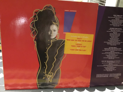 Janet Jackson Control Ger Lp Hype 1986 inn