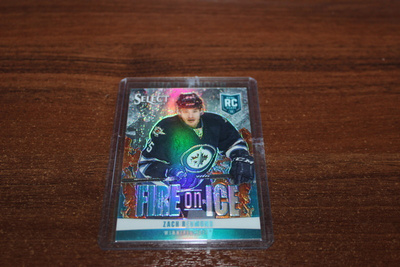 2013-14 Panini Select Hockey Blue Fire On Ice RC PRIZM /25