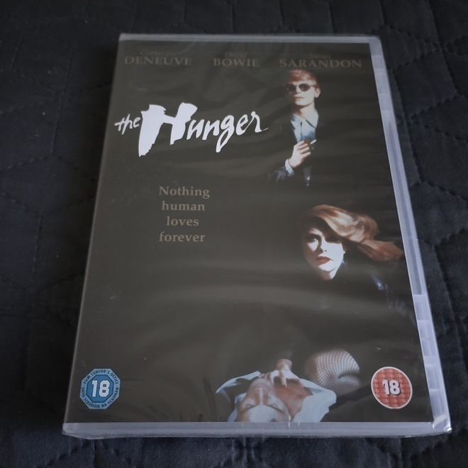 The Hunger - verenjano DVD **muoveissa**