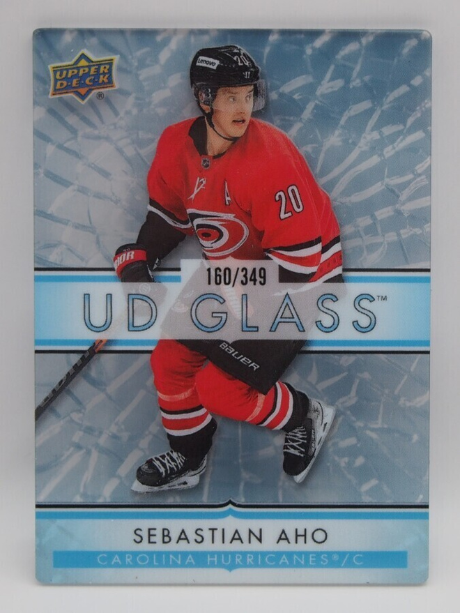 2021-22 Ovation UD Glass Sebastian Aho /349