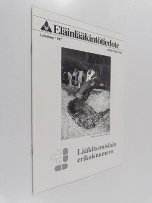 Eläinlääkintötiedote lokakuu 1997 : Lääkitsemislain eriko...