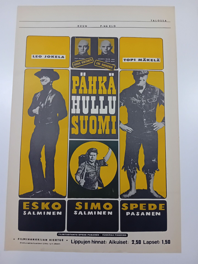 Pähkähullu Suomi elokuvajuliste