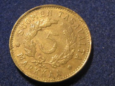 5 markkaa 1949 leveä H