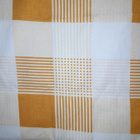 1kpl keltavalkoinen puuvilla verho 150x189cm - pikkukuva 3