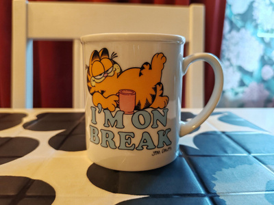 Karvinen/Garfield vintage muki