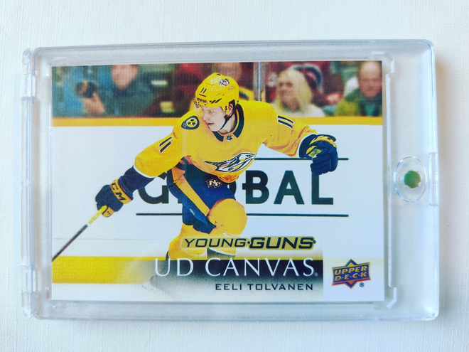 18-19 UD Young Guns Canvas - Eeli Tolvanen
