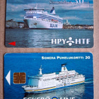 2 laiva puhelinkorttia Tallink Eckerö Line HPY Sonera - pikkukuva 1