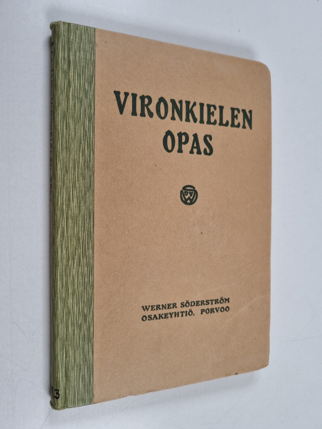 J. Aawik : Vironkielen opas ynnä lukemisto ja sanasto