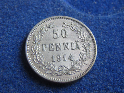 50 penniä 1914