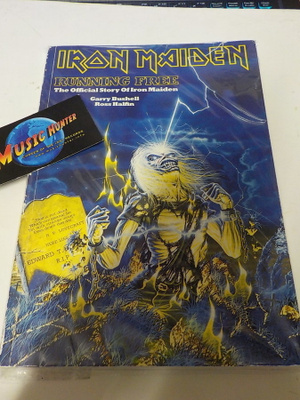IRON MAIDEN - RUNNING FREE VG+ 2.PAINOS KIRJA