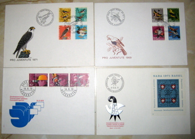 SVEITSI FDC-kuoret 10 kpl.tta 1961-1978 (70)