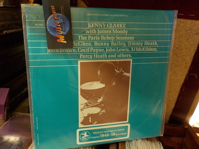 KENNY CLARKE & JAMES MOODY - PARIS BEPOP SESSIONS EX+/M- LP