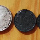 NATSISAKSA  2 Reichsmark 1938 Hopea,  10,1 Rpf Hakaristi - pikkukuva 2