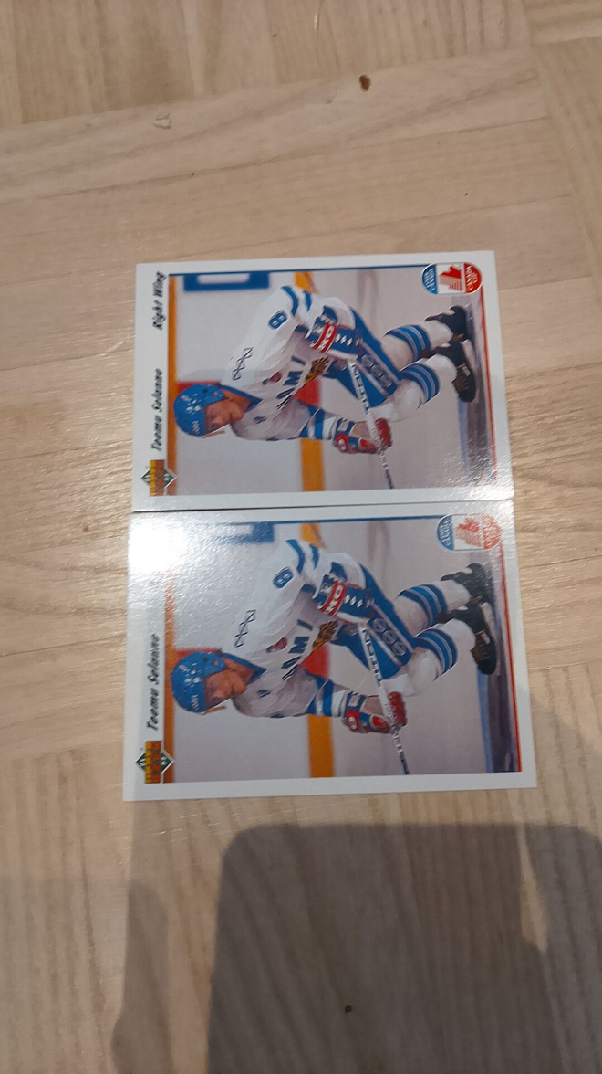 Upper deck -rcx2 Teemu selänne! Mint!