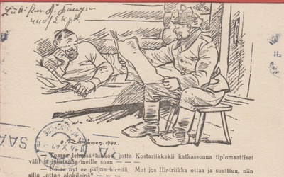 O Räsänen Toassa lehessä lukkoa, jotta Kostariikkakii...