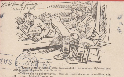 O Räsänen Toassa lehessä lukkoa, jotta Kostariikkakii...