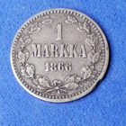 Suomi 1 Markka 1866 - pikkukuva 1