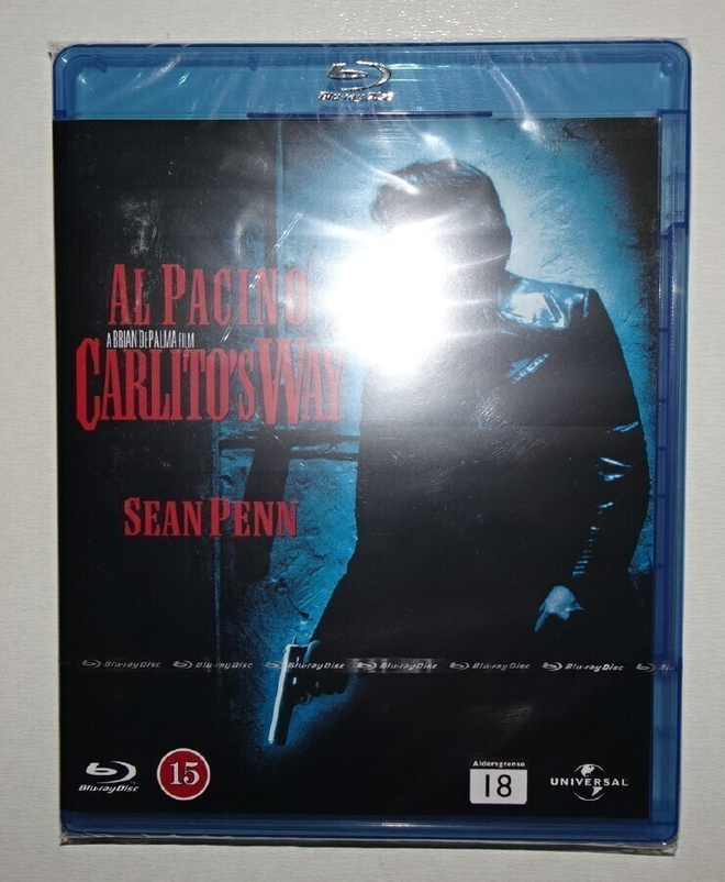 blu-ray, Carlito's Way (Al Pacino) [jännitys] UUSI /  New