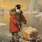 Pingviini postinkantajana - pikkukuva 1
