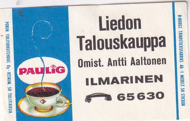 Lieto. Liedon Talouskauppa, Antti Aaltonen 1/15