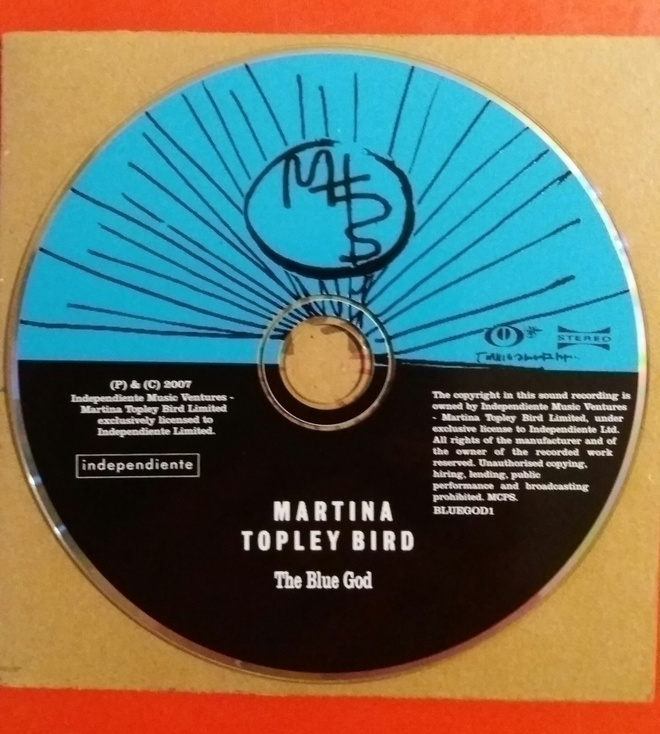 MARTINA TOPLEY BIRD  -  The Blue God  -  CD