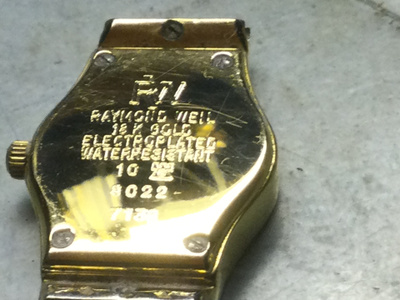#RW# RAYMOND WEIL GENEVE #18k # kultauksella