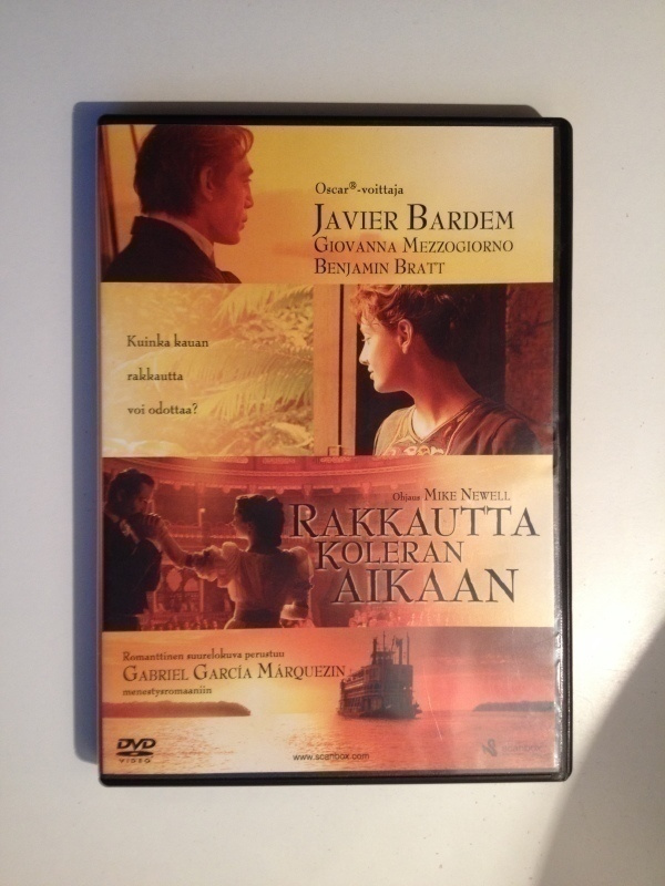 Rakkautta koleran aikaan (2007) Javier Bardem (DVD)