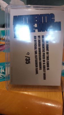 Rare SHL ruotsi game worn Davidsson!/35!