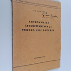 L. J. Sauramo : Ahvenanmaan linnoittaminen ja vuoden 1921... - pikkukuva 1