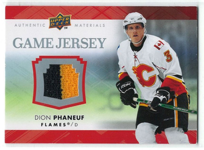 07-08 Upper Deck Game Jersey Series 2 #GJ2-DP Dion Phaneuf