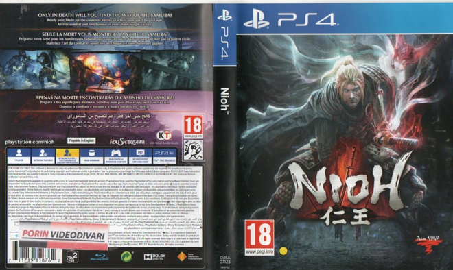 nioh	(33 579)	k		PS4					samurai		18 - ikäraja