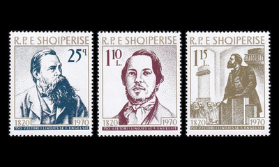 Albania 1452-4 ** Friedrich Engels (1970)