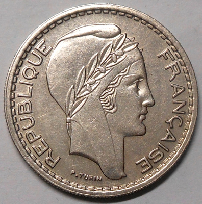 France. 10 francs 1949.