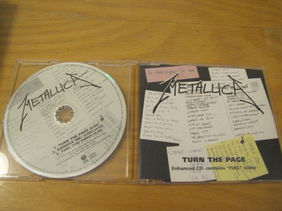 Metallica Turn the page cd single EU 1998 enchanced