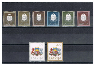 Latvia 1991 - Vaakunoita (8) ++