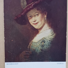 Rembrandt: Saskia, vanha taidekortti, ei p. - pikkukuva 1