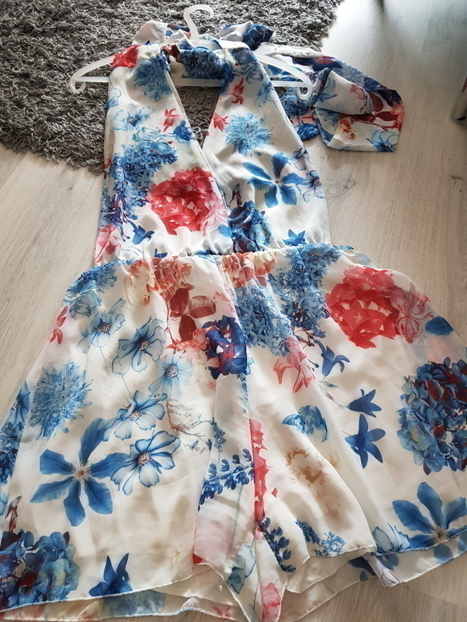 Made in Italy Halterneck Playsuit / Haalarit - koko M