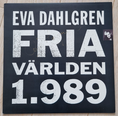 Eva Dahlgren Fria världen 1.989 LP