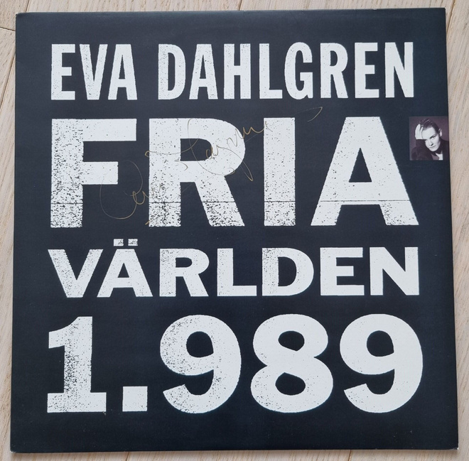 Eva Dahlgren Fria världen 1.989 LP