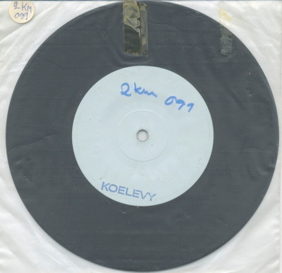 KAKSI KAUNISTA MIESTÄ – 7” EP, WL TP Koelevy 1991 - ei KK