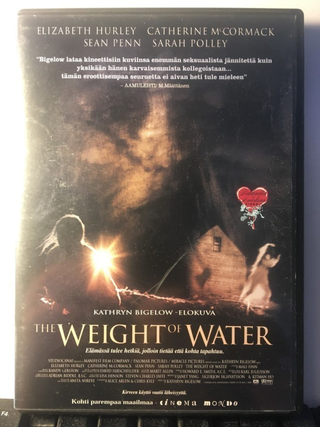 THE WEIGHT OF THE WATER, DVD, Bigelow, Hurley, Penn