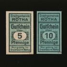 Saksa Notgeld 5, 10 Pfennig, Rötha - pikkukuva 1
