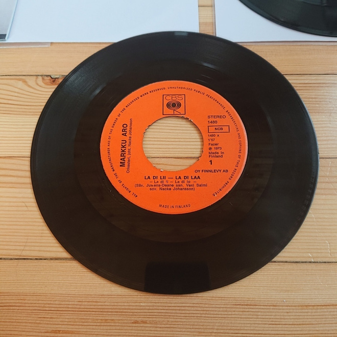 Markku Aro - La Di Lii - La Di Laa / Moskiitto 7" single