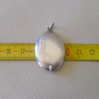 Hopea emaloitu medaljonki Vintage 38mm - pikkukuva 5
