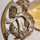 VANHA Monogrammi AS Hopeaa KOMEA - pikkukuva 1