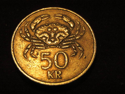 50 kronur 1987. Islanti-Iceland