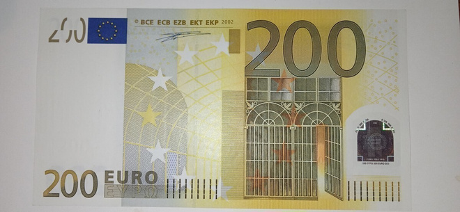 Euroseteli Suomi 200€ L/D001 sign.Duisenberg