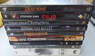 Stephen King dvd- kokoelma 26 kpl 55€ tai 2-6€ / kpl