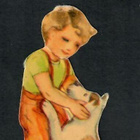 EO numeroimaton - Poika ja koira - 1940-luvulta! - pikkukuva 1