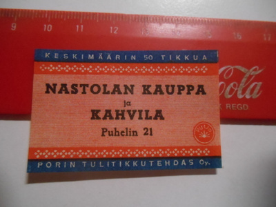 TT Etiketti Puijo Nastolan Kauppa ja Kahvila